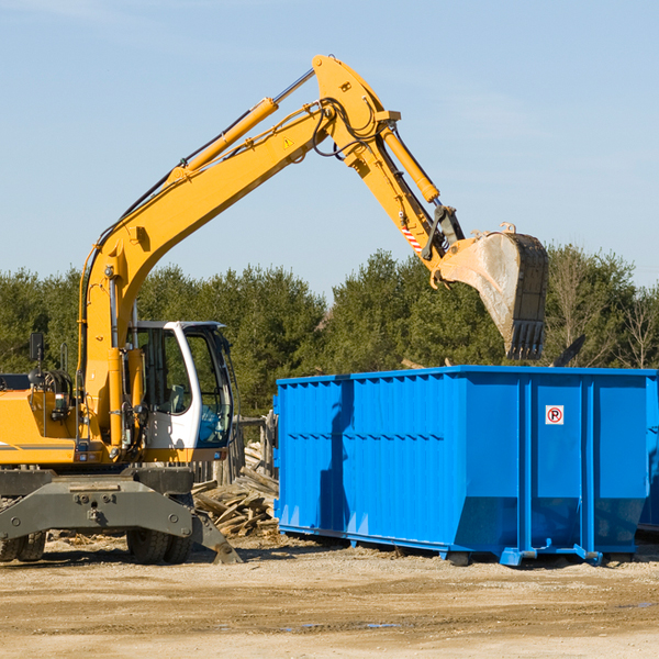 what size residential dumpster rentals are available in Mount Vista